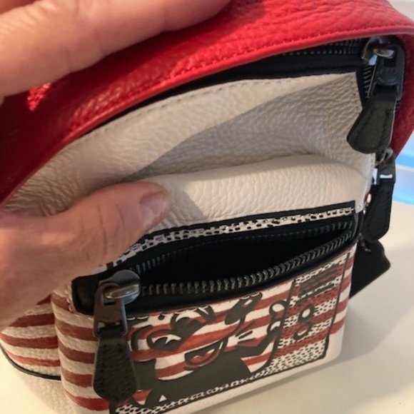 Coach Disney Mickey Mouse Keith Haring Backpack AND Wallet - NWT - Picture 6 of 11